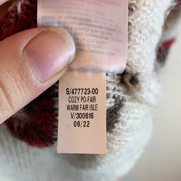 Old Navy Women's crewneck sweater sz S Norwegian comfy cozy warm fall winter - Picture 7 of 8